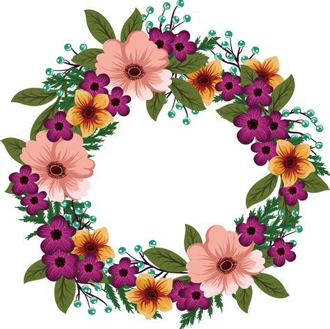 Download transparent flower wreath png for free on pngkey.com. Flower wreath png, Flower wreath png Transparent FREE for ...
