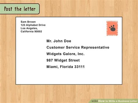 How To Write A Business Letter With Pictures Wikihow
