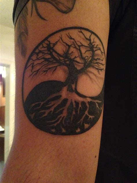 Tree Of Life Yin Yang Tattoo Yin Yang Tattoos Tattoos With Meaning