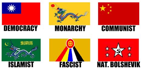 Alternate Flags Of China By Wolfmoon25 On Deviantart