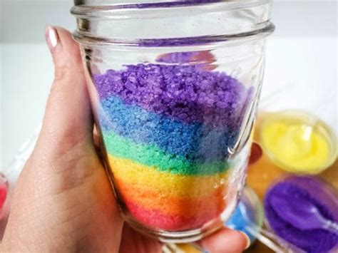 How To Make Rainbow Bath Salts Juggling Act Mama