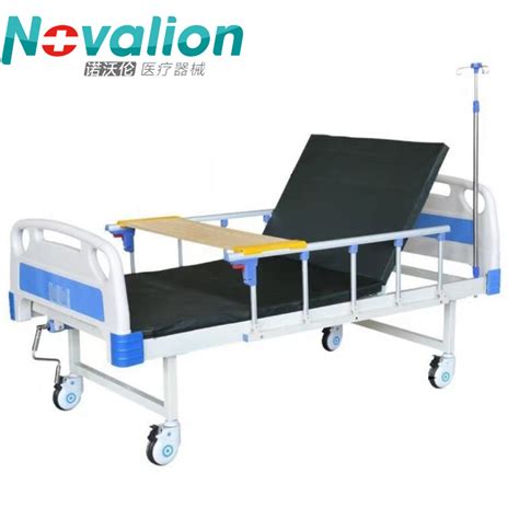 Patient Bed Hospital Furniture Manufacturer Single Crank Abs Manual Medical Hospital Bed China