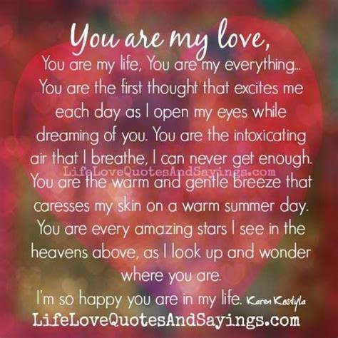 You Are My Everything Loving U Quotes For Him