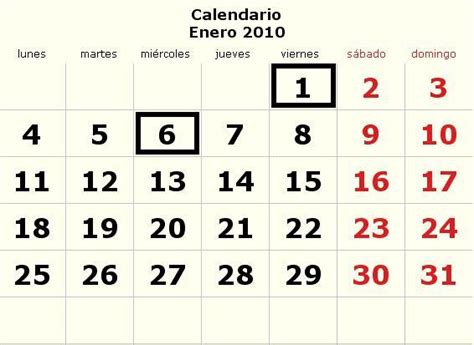 Calendario De Enero Imagui