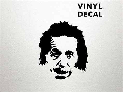 Einstein Decal Albert Einstein Einstein Sticker Vinyl Decal Vinyl
