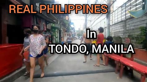 Walking Tour Streets Of Tondomanila Philippines Youtube
