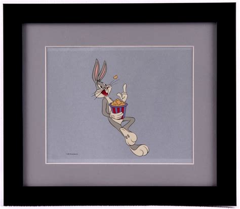 Bugs Bunny 13x15 Custom Framed Animation Serigraph Cel Display