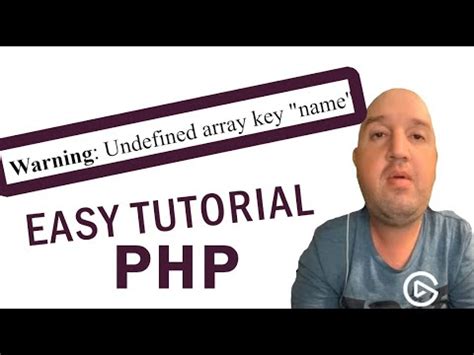 How Do I Fix Undefined Array Key In Php Youtube