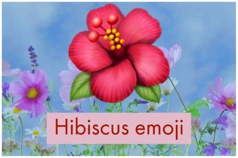 Flower emoji meanings are plentiful; Hibiscus emoji | Emoji, Hibiscus, Meant to be