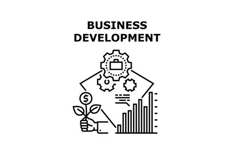 Business Development Icon Vector Illustration By Vectorwin Thehungryjpeg