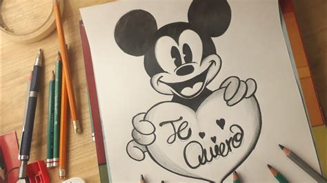 Triazs Amor Lapiz Dibujos De Mickey Mouse