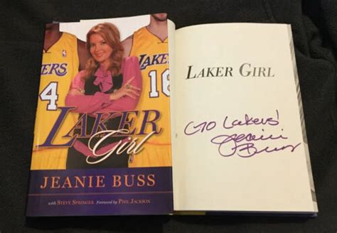 Jeanie Buss Signed Book Lakers Girl Basketball Photo Poster Ball Playbabe Sexy EBay
