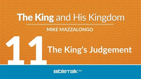 The King And His Kingdom Jesus In The Gospel Of Matthew Bibletalktv