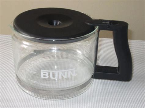 Bunn 10 Cup Black Replacement Glass Decanter Carafe Coffee Pot Pour O