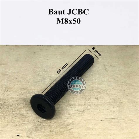 Jual Baut JCBC M8x50 Knock Down Kunci L5 | Jakmall.com