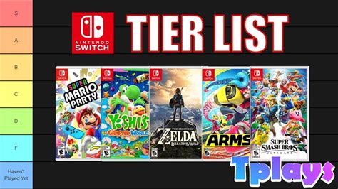 Ranking Popular Nintendo Switch Titles Youtube