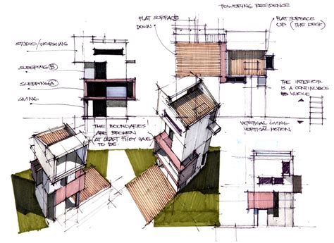 Sketchbook Architizer Architecture Concept Drawings Concept