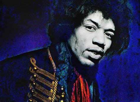 Colourful Vibrant Sensual Stars On Jimi Hendrix 50 Years Gone