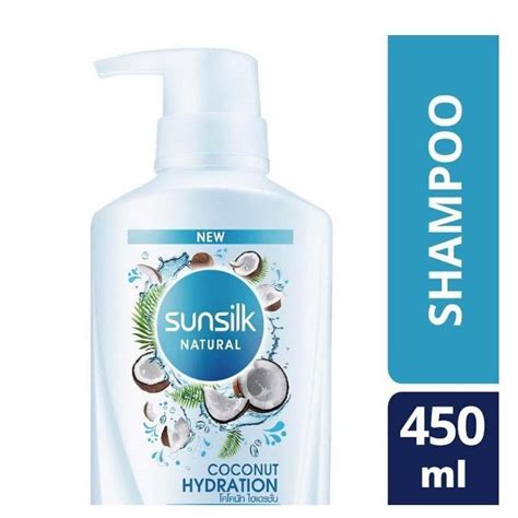 sunsilk natural coconut hydration shampoo 450ml shopee malaysia