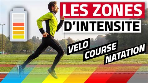 Les Zones DintensitÉ Et Dentrainement Pour Vélo Course à Pied