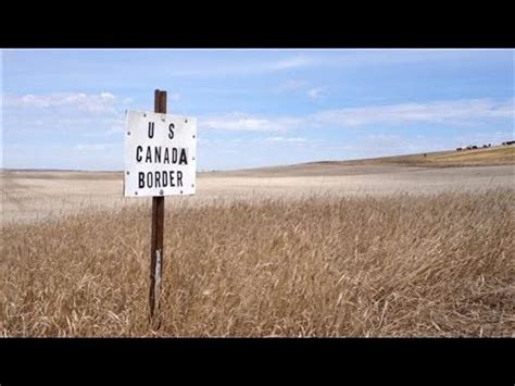 Canada and usa have open borders, biggest border in the world, so most canadians sometimes cross the border without even knowing they are in usa soil, as most of the streets have no fence or anything to distinguish what part is usa unlike mexico that is fenced all over. Security Debate Puts U.S.-Canada Border in Focus - YouTube