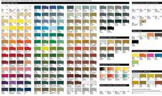 See the best & latest automotive paint color code chart on iscoupon.com. 7 Best auto paint color charts images | Paint color chart, Car paint colors, Car painting