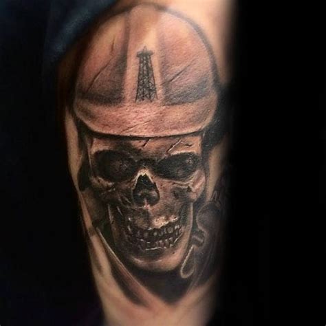 Black cat tattoo company was founded by edgar armendariz who moved from los angeles,ca to odessa,tx in 2013. 40 Oilfield Tattoos For Men - Oil Worker Ink Design Ideas