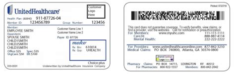 46 Image Of United Healthcare Insurance Card 