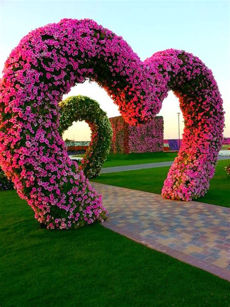Miracle Flower Garden Dubai Hearts Dubai Miracle Garden