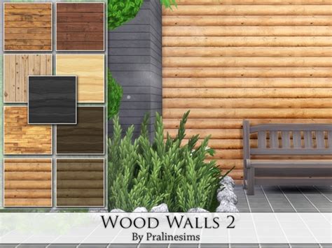 Wood Walls 2 By Pralinesims At Tsr Sims 4 Updates