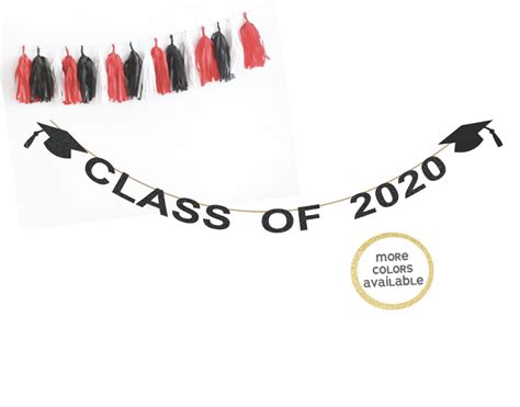 Class Of 2020 Banner 2020 Graduation Banner Graduation Etsy
