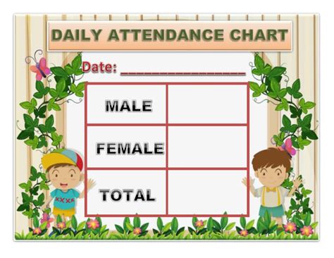 Attendance Chart Pdf
