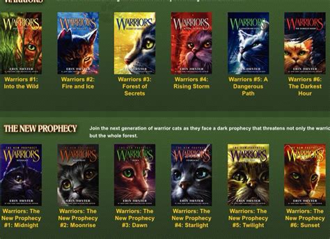 Warrior cats books series 3. HEY EVERYONE!! The first two arcs of the warrior series ...