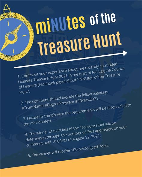 Ultimate Treasure Hunt is... - NU Laguna Council of Leaders | Facebook