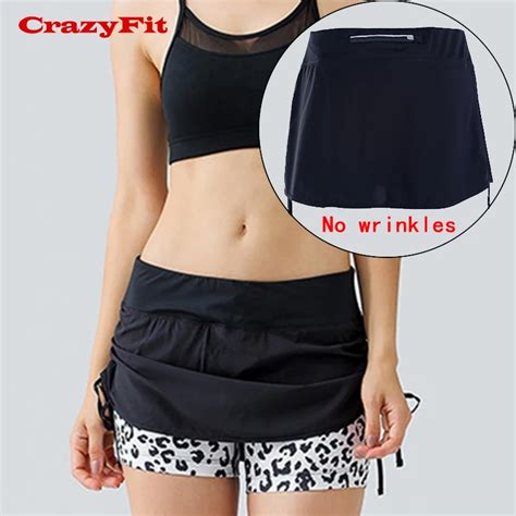 New Skorts Women Running Shorts Gym Run Sport Training Yoga Table Tennis Fitness Jogging Quick