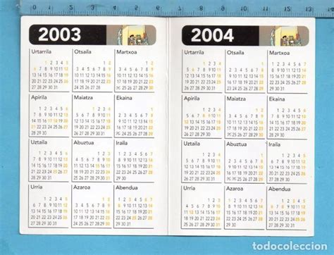 Valores Gravedad Cuatro Calendario 2004 España Dirigir Multitud Ama De Casa