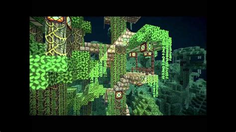 Minecraft Build Jungle Tree House Concept Youtube