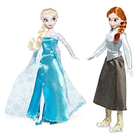 Disney Frozen Princess Elsa Anna Ice Skating Doll Set 887734097557 Ebay