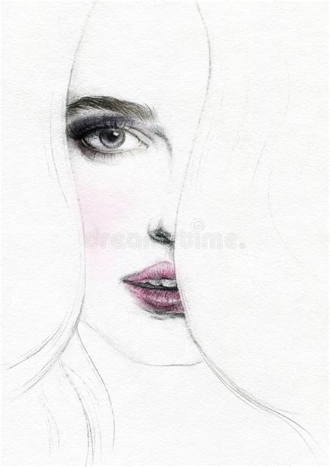 abstract woman portrait fashion background stock illustrations 26 041 abstract woman portrait