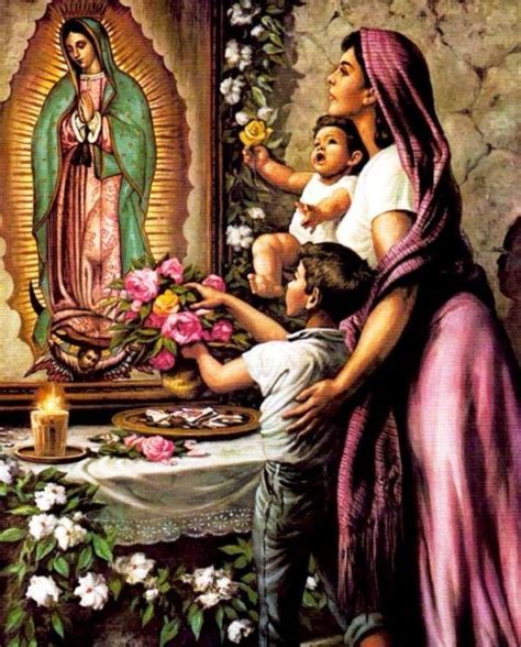 Virgen de Guadalupe míranos en las preocupaciones y enfermedades