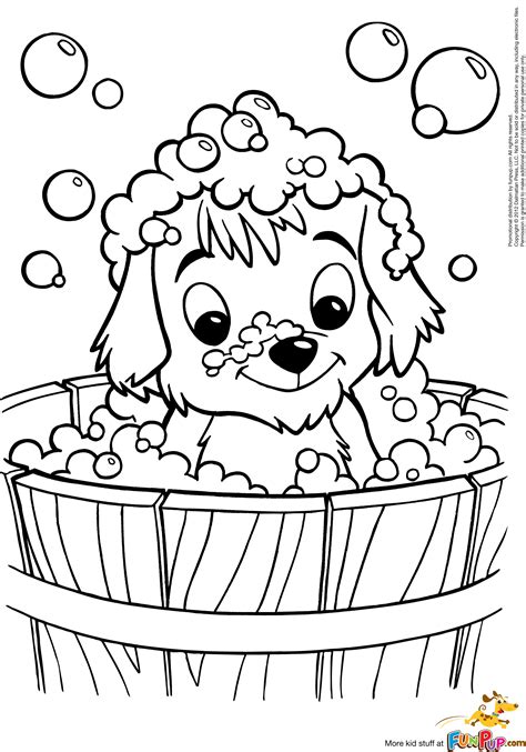 Coloring page with a fluffy puppy. Puppy Love Coloring Pages at GetColorings.com | Free ...
