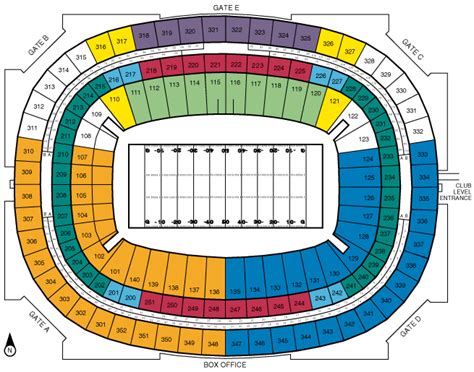 Razorback Stadium Seating Map Elcho Table