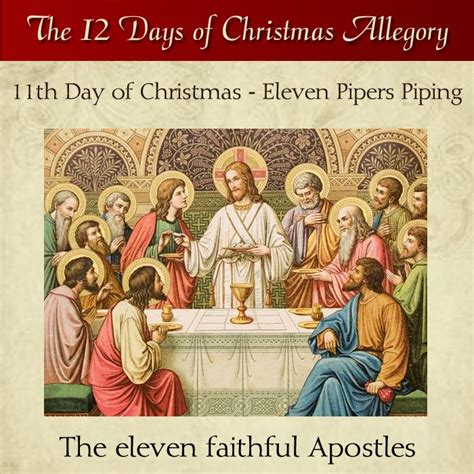 11th Day Of Christmas Eleven Pipers Piping The Eleven Faithful