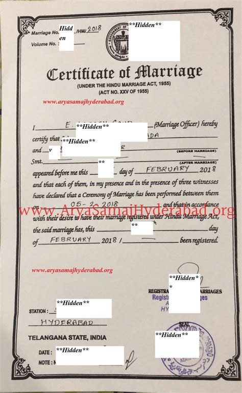 Arya Samaj Mandir Hyderabad How To Do Court Registration Of Marriage
