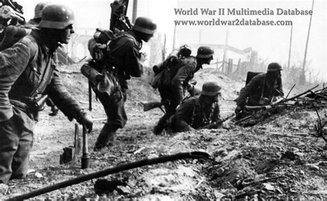 German Mortar Squad At Stalingrad The World War Ii