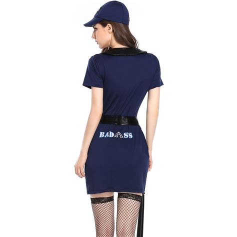 adult women hottie police costume outfits 3 pcs ladies cop cosplay costumes w531882