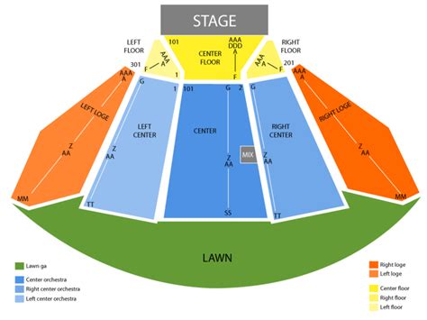 Merriweather Pavilion Seating Map Maps For You