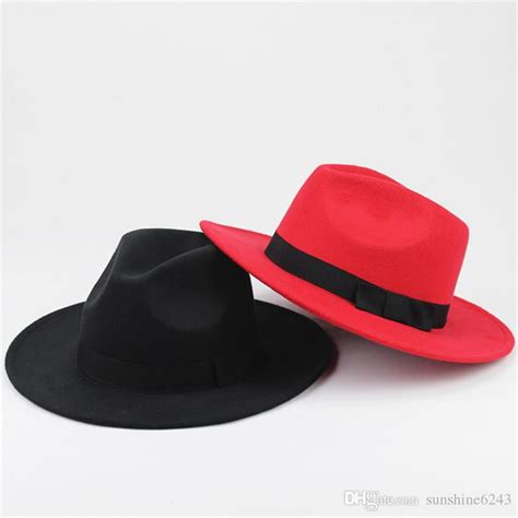 Vintage Jazz Fedora Hat Men With Wide Brim For Women And Men Popular