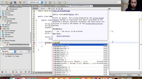 Program Pengurutan Nilai Nama Mahasiswa Menggunakkan Java Netbeans