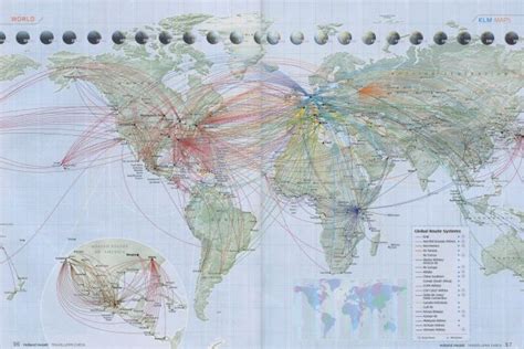 2011 Delta Air France Klm Skyteam Alliance Route Map